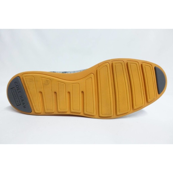 COLE HAAN Men Sneakers Original Grand Wingtip Stitchlite 10 M Grey/Orange c28447 - Picture 6 of 10